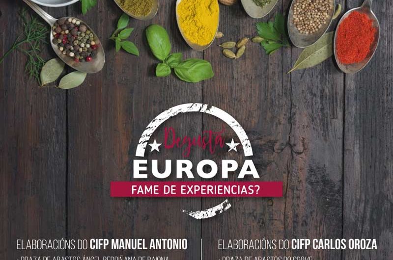 Contando coas elaboracións realizadas polos alumnos do CIFP Manuel Antonio, a Praza de Abastos da Guarda acollerá esta mostra culinaria o vindeiro xoves día 11 de abril en horario de 11:00h a 12:00h.