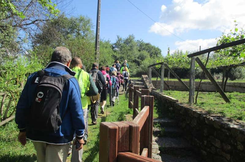 A PR-G171 Ruta Da Pedra e da Auga e do Río San Martiño, transcorre polo concello de Meis, onde os participantes percorreron un total de 20km de distancia comezando e rematando a ruta no mosteiro cisterciense de Armenteira.