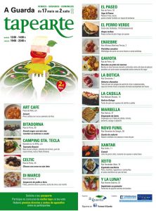 Un total de 16 bares y restaurantes de la villa ofertarán tapas los viernes, sábados y domingos en horario de 12:00h a 14:00h y de 19:00h a 22:00h a un precio simbólico de 2€ la tapa.