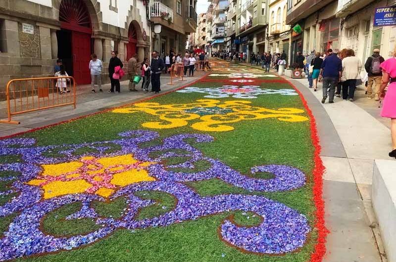 Las tradicionales Alfombras florales regresan a las calles guardesas este fin de semana